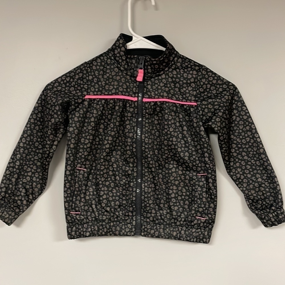 Carter's Just One You zip up jacket ,4T  Good condition!, pink trim